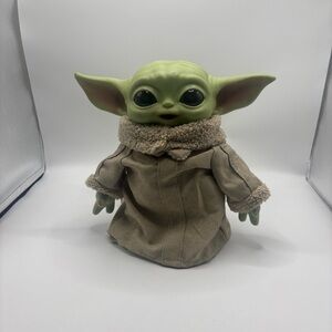 Grogu Baby Yoda The Child Plush 12” Rubber Head Star Wars Mattel Mandalorian